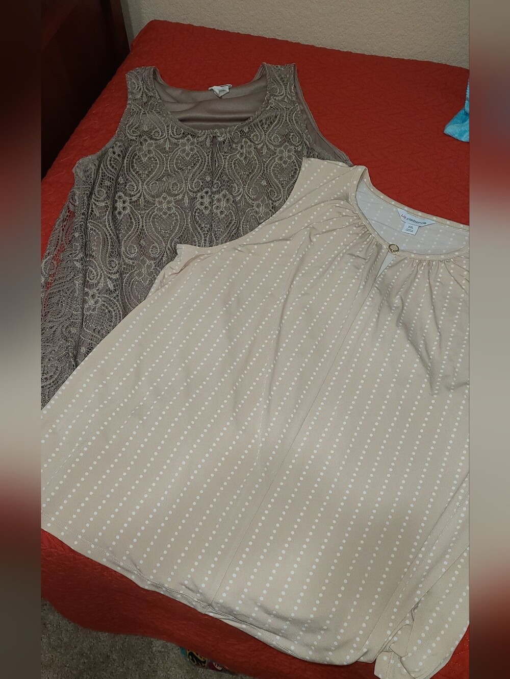 Neutral tones Sleeveless Dressy Tank SET